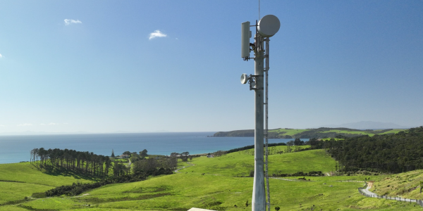 Communications Tower against skyline