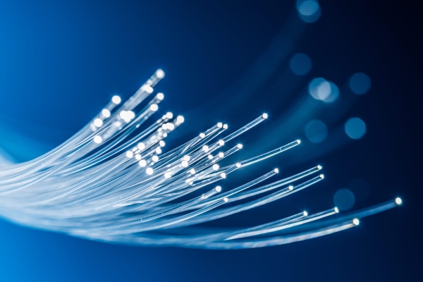 Wires on the blue