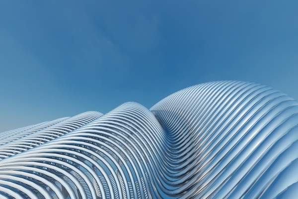 Curved twist building exterior