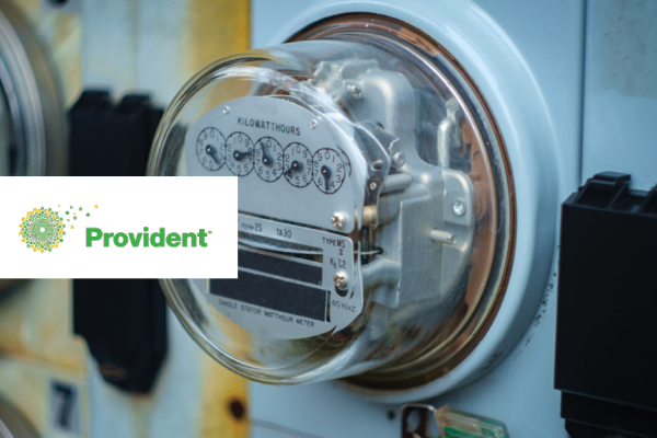 provident energy management inc logo and photo of meter