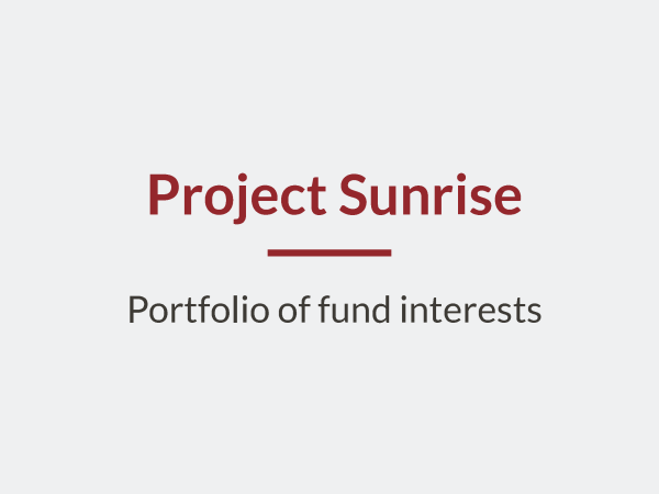 Project sunrise text