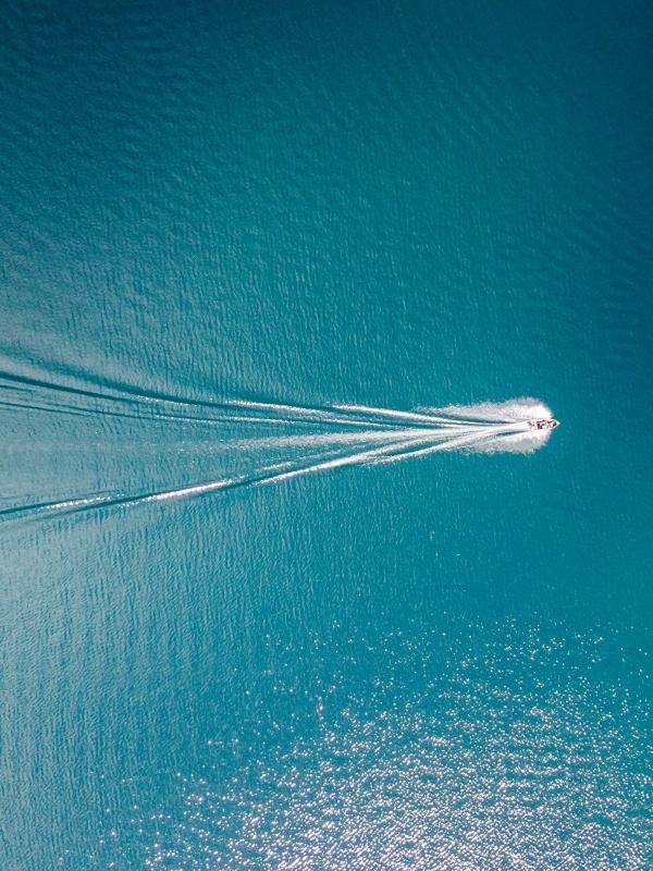 Ship in the sea