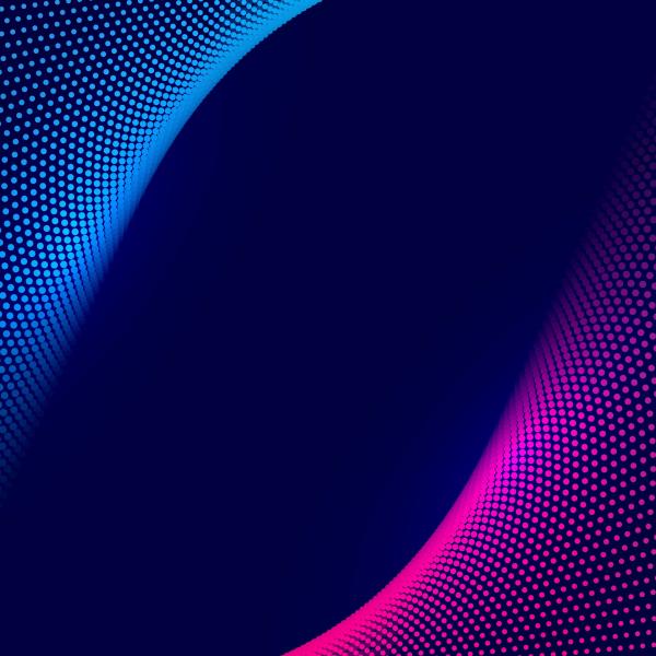 Abstract mesh dots blue and pink