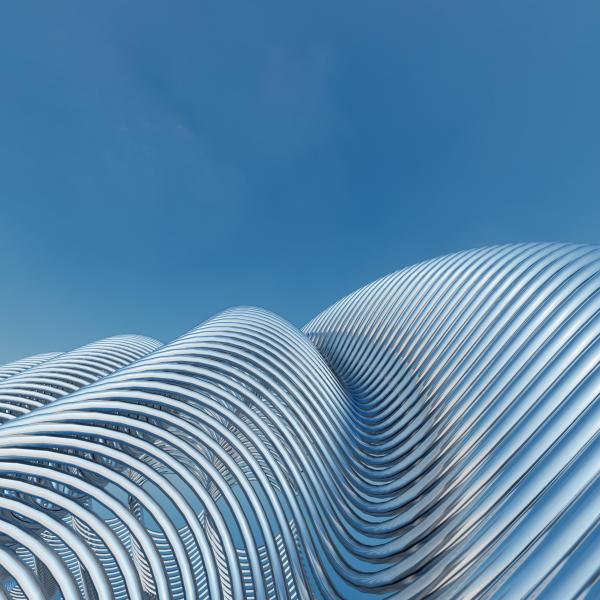 Curved twist building exterior